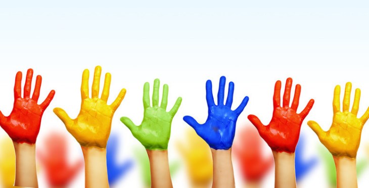 hands of different colors