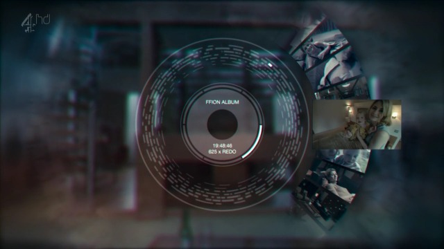 Fotograma del capítulo de Black Mirror "The Entire History of You", dónde podemos ver lo que un usuario del 'el grano' puede ver para acceder a sus recuerdos.