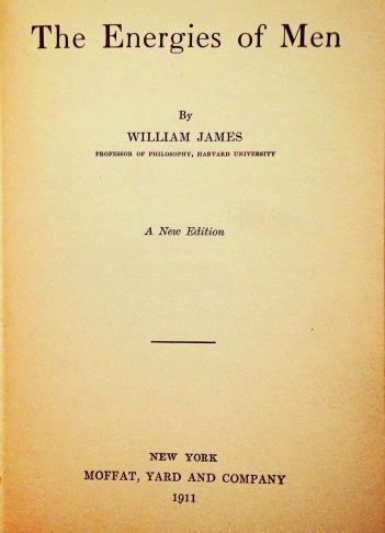 Portada de la edición de 1911 de "The Energies of Men"