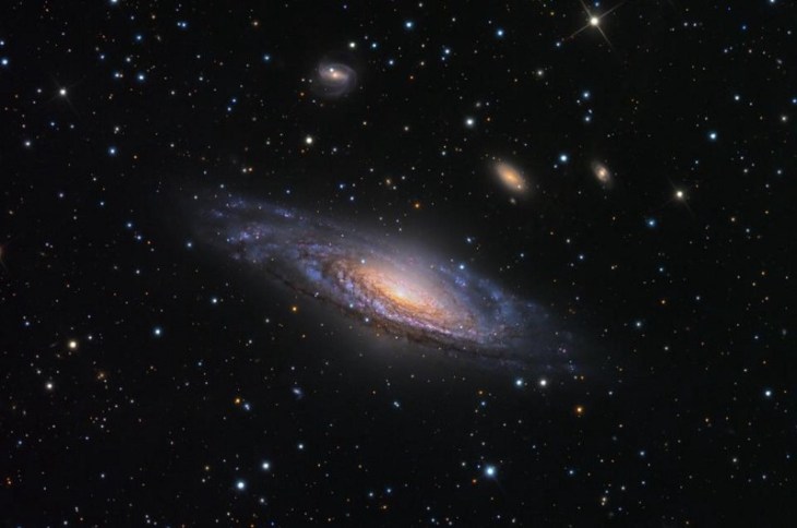 Galaxy NGC 7331 and its surrounding (and background) environment. Image credit: Adam Block/Mount Lemmon SkyCenter/University of Arizona.