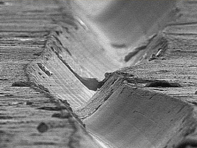 Un Surco de Un Disco de Vinilo