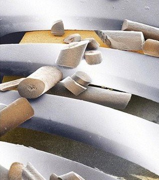 Cuchilla de Afeitar Con Los Pelos