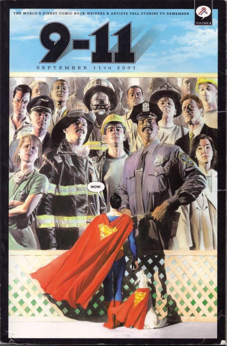 Superman Admirando Héroes de la Vida Real